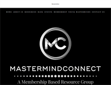 Tablet Screenshot of mastermindconnect.com